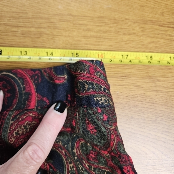 Designs Lane Bryant vintage maxi A-line skirt size 18/20 NEW with tags - Picture 3 of 7